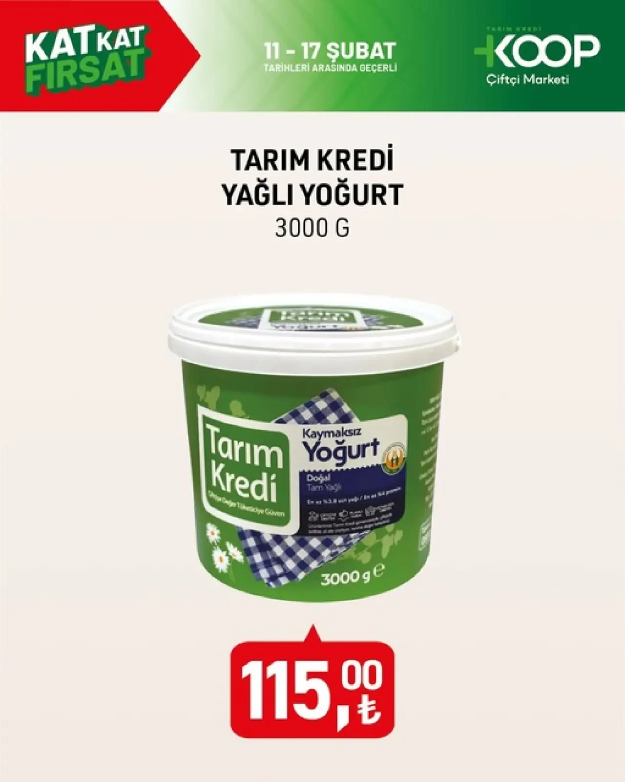 Tarım Kredi Market'ten şaşırtıcı indirimler! İşte 15-17 Şubat aktüel kataloğu... 8