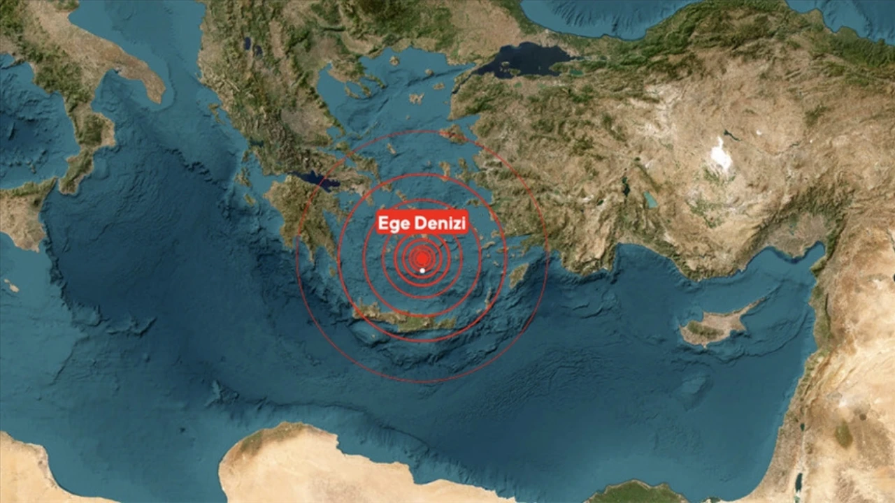 Ege Denizi'nde 4,2 büyüklüğünde deprem