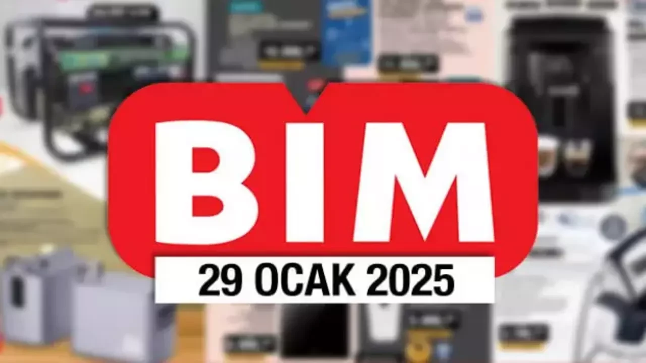 BİM 29 Ocak 2025 aktüel ürünler kataloğu