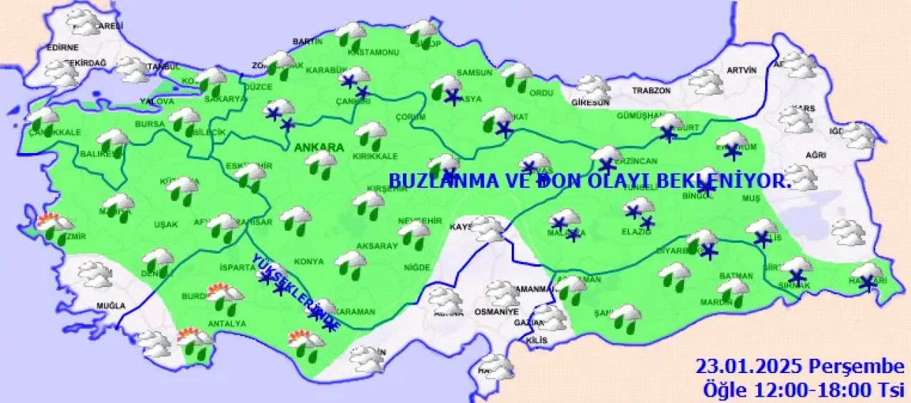 Meteoroloji'den kuvvetli sağanak ve kar yağışı uyarısı: Sıcaklıklar düşüyor