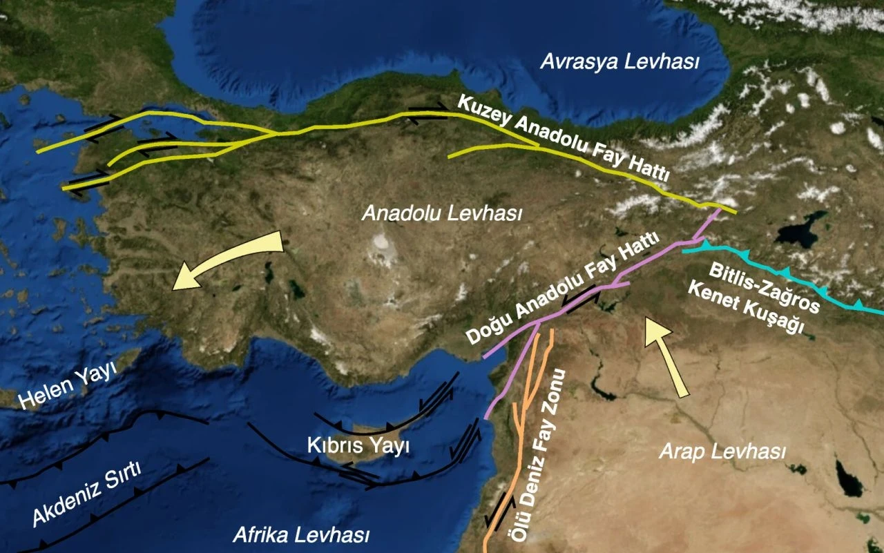 Kuzey Anadolu Fay Hattı Haritası, Nereden Geçiyor?