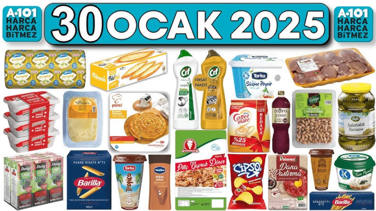 A101 Market, 30 Ocak 2025 Kampanyalı Ürünlerini Duyurdu: İşte Fırsatlar!