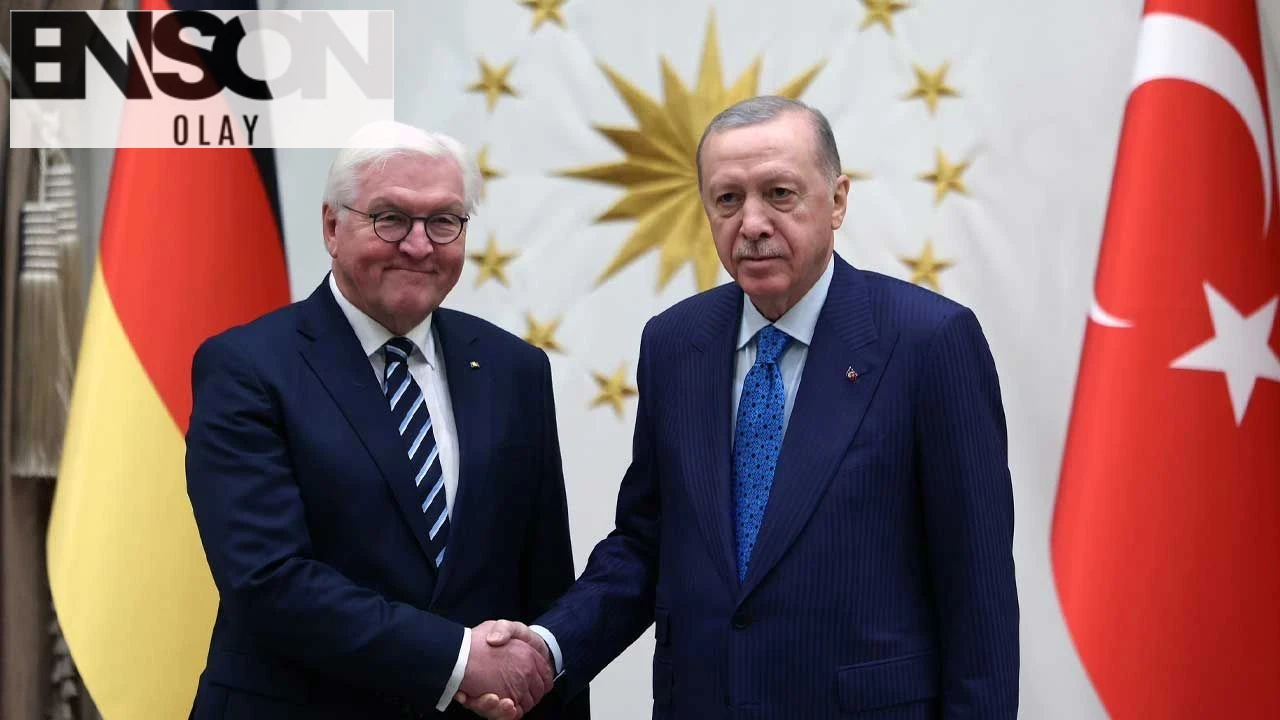 Cumhurbaşkanı Erdoğan'dan Steinmeier'le ortak basın toplantısında ateşkes vurgusu