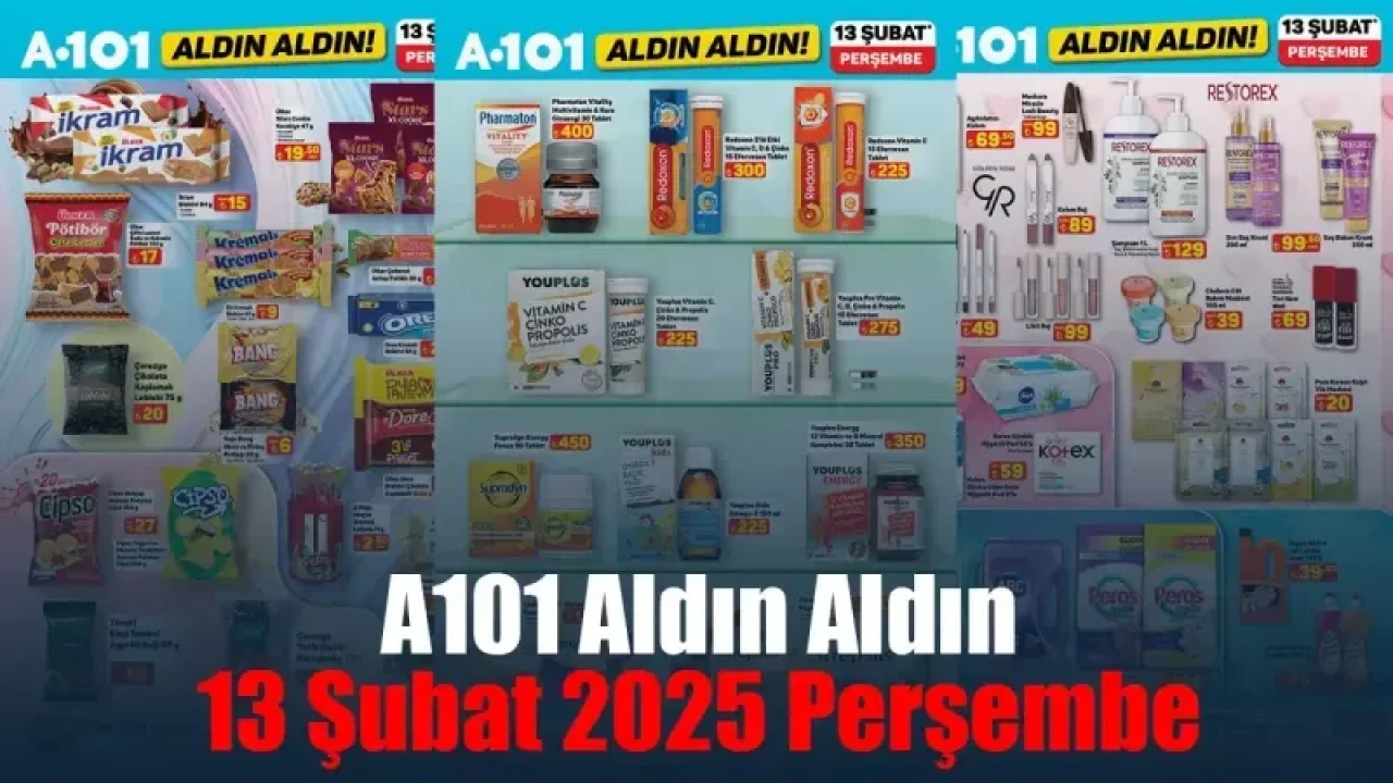 A101'de Bu Hafta Neler Var? 13 Şubat 2025 Perşembe Kampanyaları!