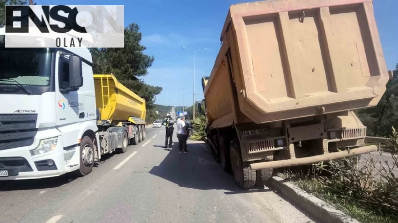 Bodrum’da hafriyat kamyonu dehşeti: Faciadan kılpayı dönüldü