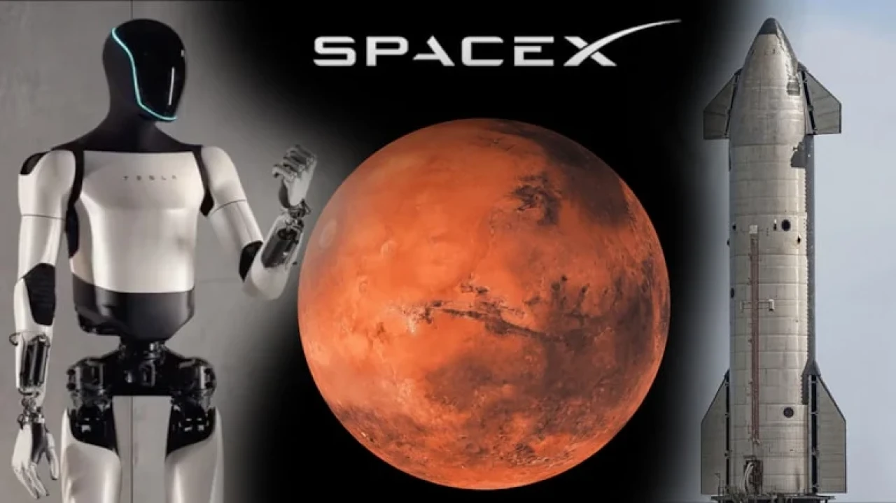 SpaceX, 2026'da Mars'a insansı robotunu, 2029'da ise insanları inderecek