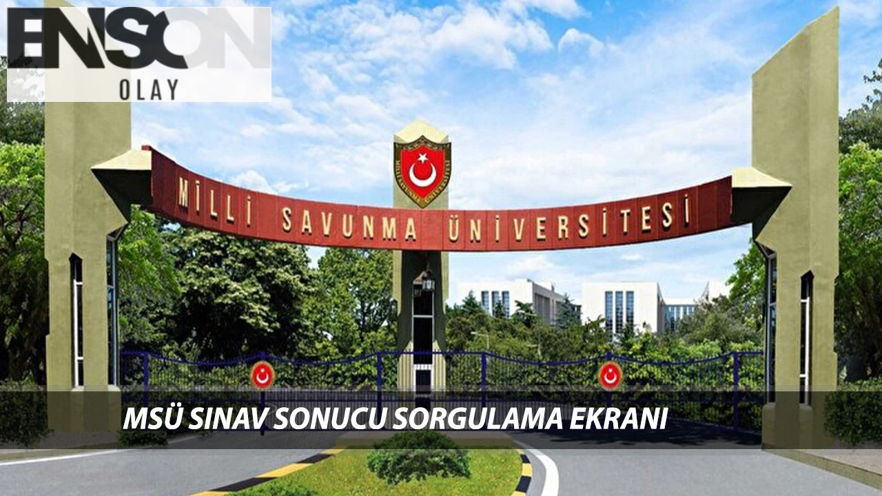 MSÜ SINAV SONUCU ÖĞRENME SAYFASI | 2025 MSÜ Sonucu ÖSYM e-Devlet Giriş Sayfası