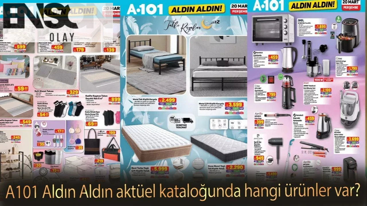 A101’de 20 Mart Coşkusu: Aldın Aldın Kataloğuyla Alışveriş Patırtısı Başlıyor!