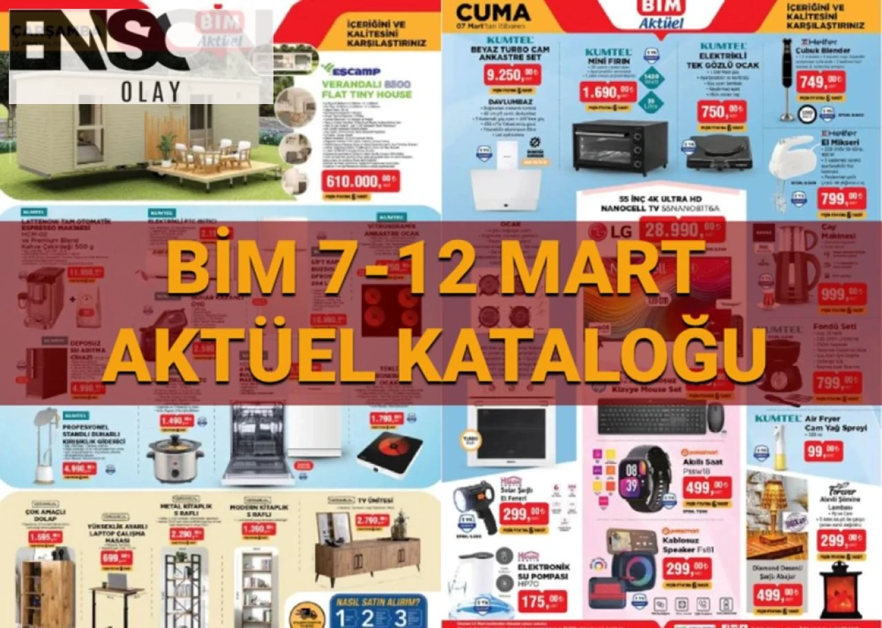 BİM Aktüel Kataloğunda Bu Hafta: Metal kitaplık, televizyon ünitesi, elektrikli güveç ve dolap indirimde!