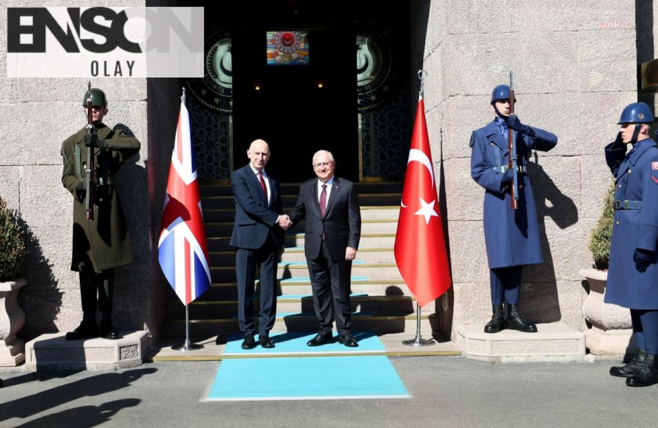 Milli Savunma Bakanı Güler, İngiliz mevkidaşı Healey ile bir araya geldi