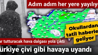 Adım adım her yere yayılıyor: Türkiye çivi gibi havaya uyandı geliyor gelmekte olan