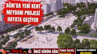 Ağrı'ya Modern Bir Görünüm Kazandıracak Yeni Kent Meydanı Projesi Başlıyor