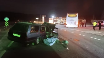 Kastamonu'da otobüsle otomobil çarpıştı: 1 ölü, 1 yaralı