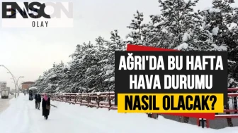 Ağrı'da bu hafta hava durumu nasıl olacak? Dondurucu soğuklar bitti mi?