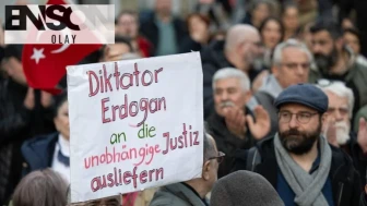 İmamoğlu için Frankfurt'ta destek yürüyüşü düzenlendi