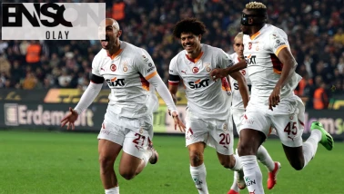 Galatasaray, Gaziantep deplasmanında galibiyetle dönüş yapıyor ve 3 puanı hanesine yazdırıyor