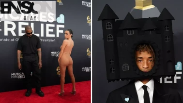 "Grammy 2025'de Kanye West'in Eşi Bianca Censori ve Jaden Smith Kırmızı Halıda Parladı"