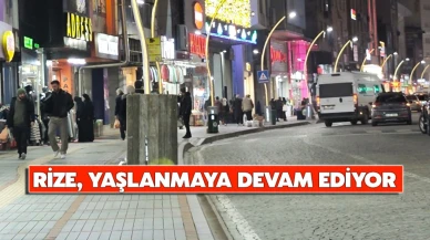 Rize, Yaşlanmaya Devam Ediyor