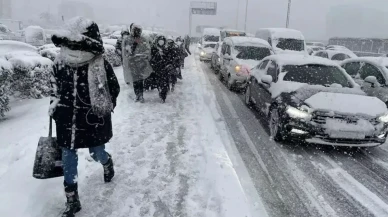 Samsun'un bazı ilçelerinde eğitime kar engeli