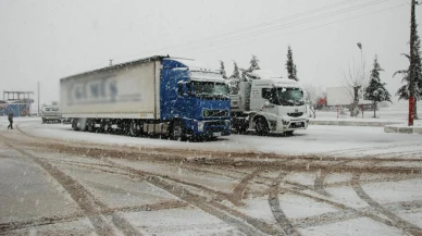 Ağır taşıtlara trafik yasağı kalktı