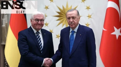 Cumhurbaşkanı Erdoğan'dan Steinmeier'le ortak basın toplantısında ateşkes vurgusu