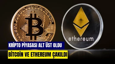 Kripto para piyasasında düşüş: Bitcoin ve Ethereum değer kaybetti