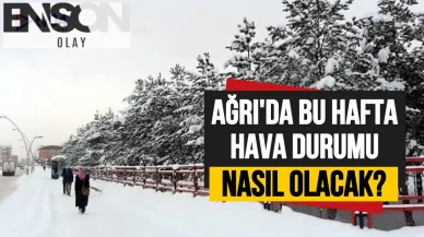 Ağrı'da bu hafta hava durumu nasıl olacak? Dondurucu soğuklar bitti mi?