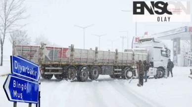 Diyarbakır Bingöl yolunda TIR trafiğine yasak geldi!