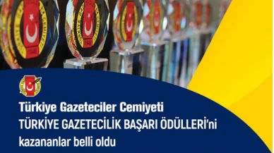 Türkiye Gazetecilik Başarı Ödülleri sahiplerini buldu