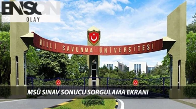 MSÜ SINAV SONUCU ÖĞRENME SAYFASI | 2025 MSÜ Sonucu ÖSYM e-Devlet Giriş Sayfası