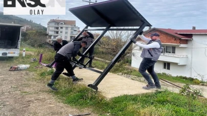 Ordu'da hükümlüler tarafından imal edilen 1500 durak tamamlandı