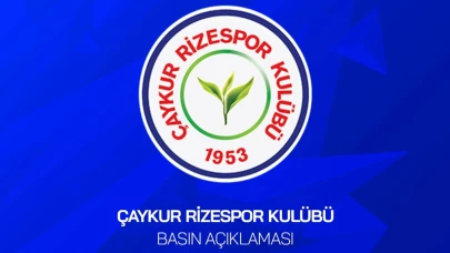 Çaykur Rizespor'dan TFF'ye Yeter Artık Durum