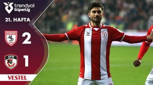 Samsunspor (2-1) Gaziantep FK - Maç Özeti izle