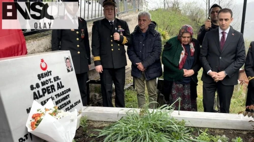 Kaymakam Memiş, Şehit Alper Al’ın kabrini ziyaret etti