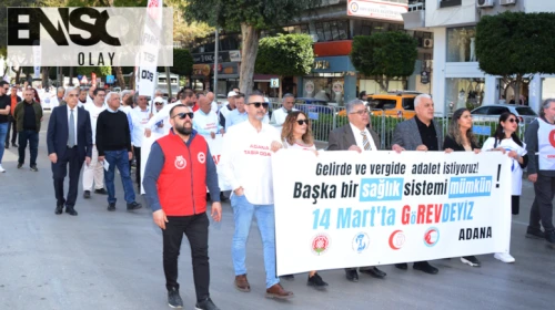 Hekimler başka bir sağlık sistemi için 'Beyaz Yürüyüş' gerçekleştirdi