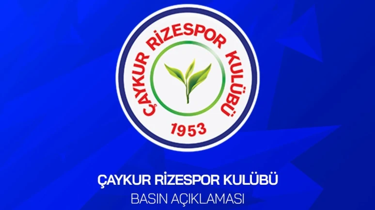 Çaykur Rizespor'dan TFF'ye Yeter Artık Durum